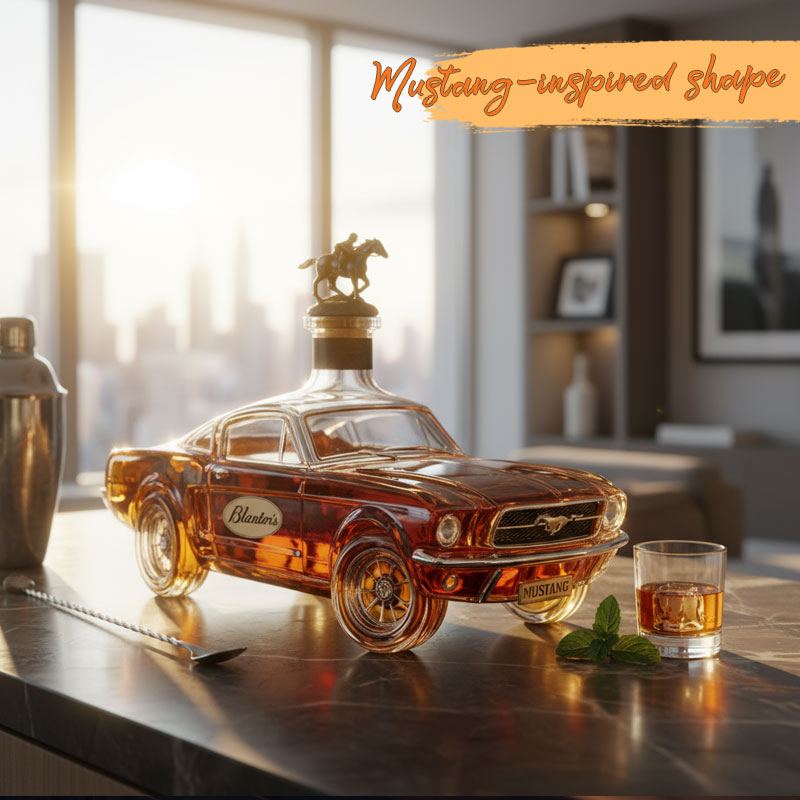 Sports Car-Shaped Whiskey Bottle🥃🐎