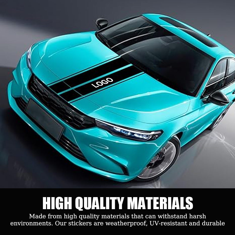 Car stickers to decorate the hood (2 sheets)