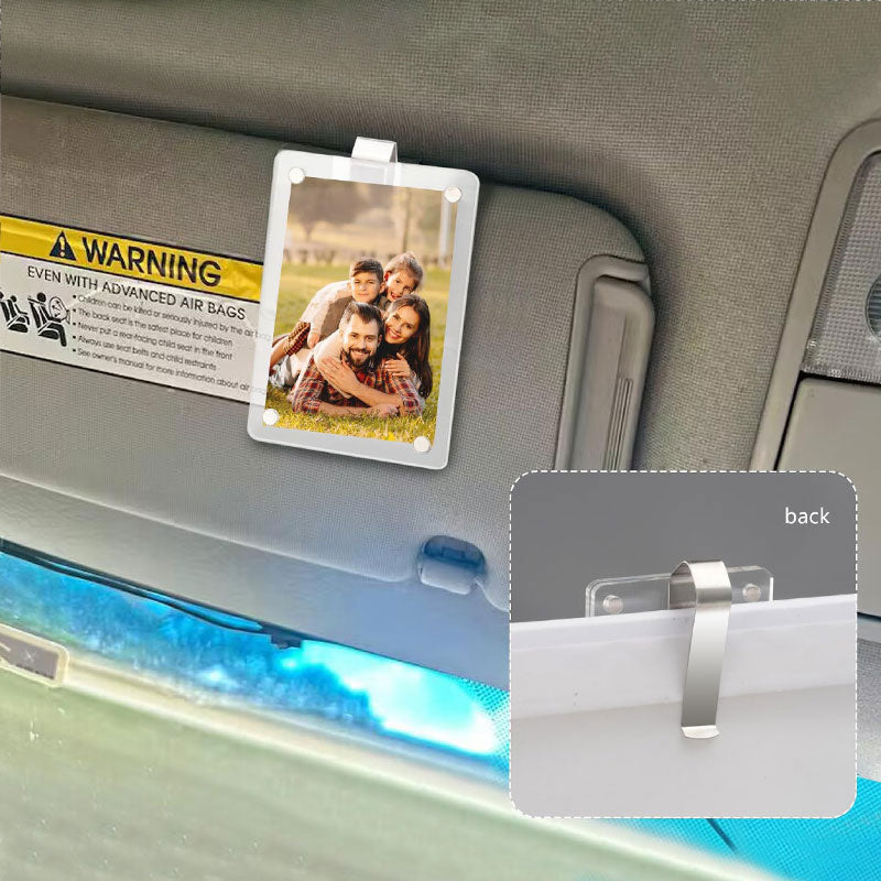 Car Sun Visor Photo Holder