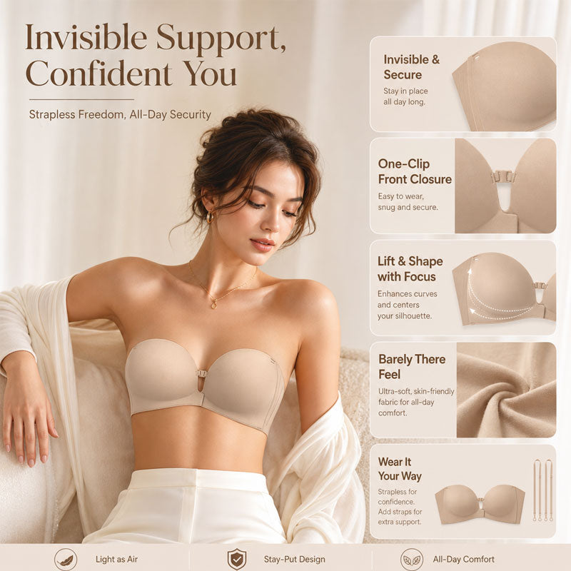 Front Closure Push-Up Bra