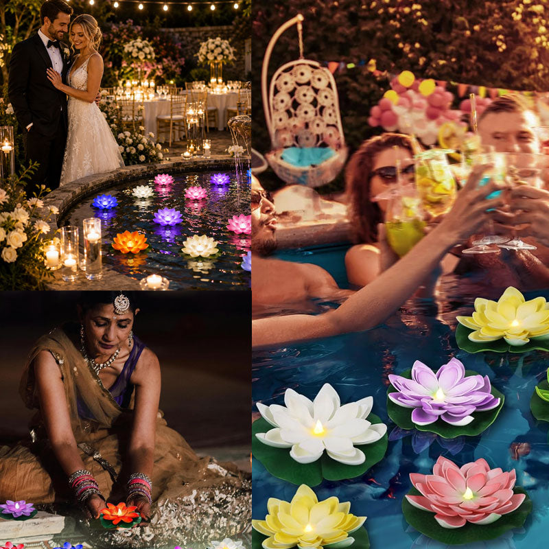 LED Floating Lotus Pool Lights