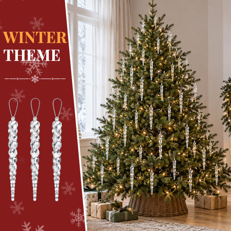 Christmas Tree Icicle Ornaments