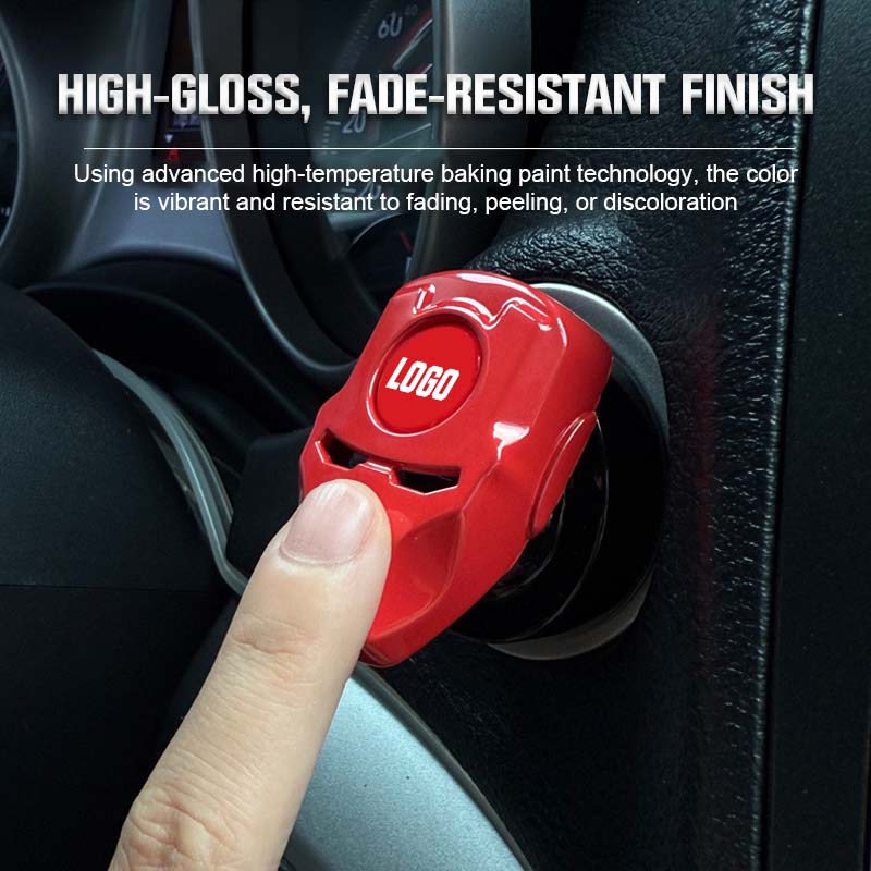 Premium Metal Push-to-Start Button Cover | Hero Edition