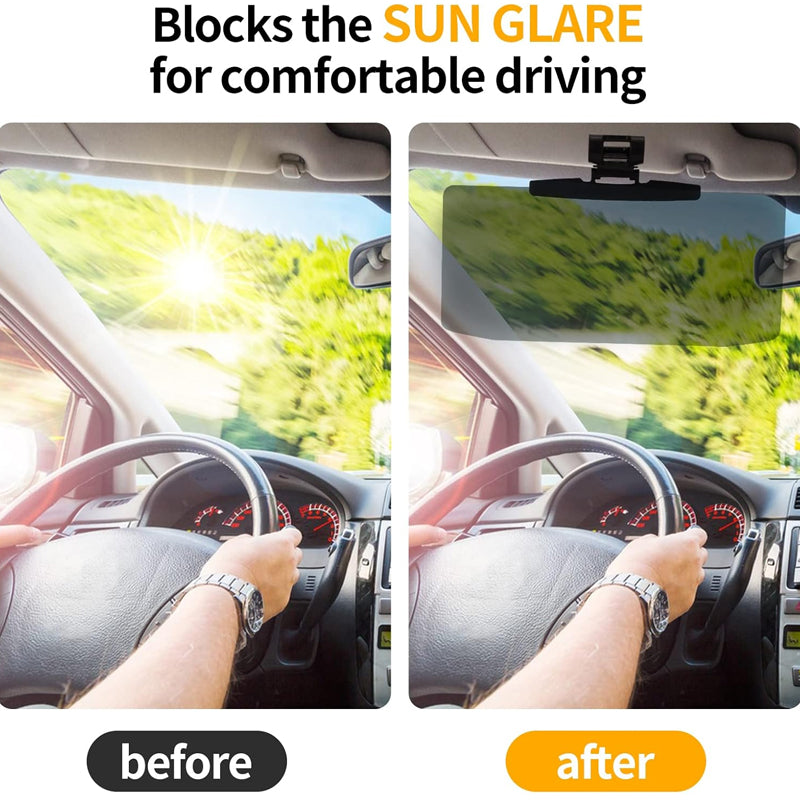 2-in-1 Car Sunshade ✨ Day & Night Privacy Screen for Safe Driving 🚗