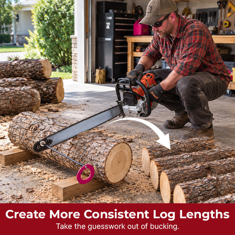 Chainsaw Cutting Guide Marker – Accurate Log Bucking Tool