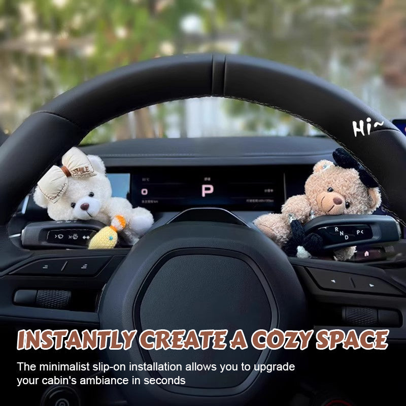 The cuddly travel companion 🧸 — Enhance your car interior with pure cuteness