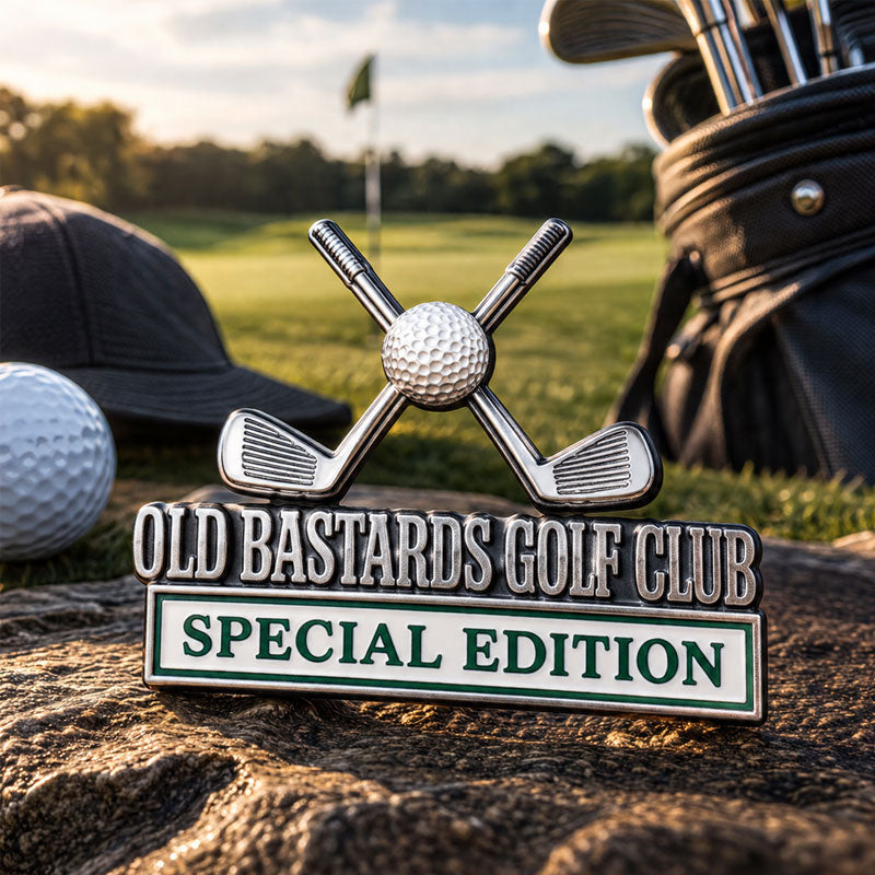 Old Bastards Golf Club Special Edition Car Badge