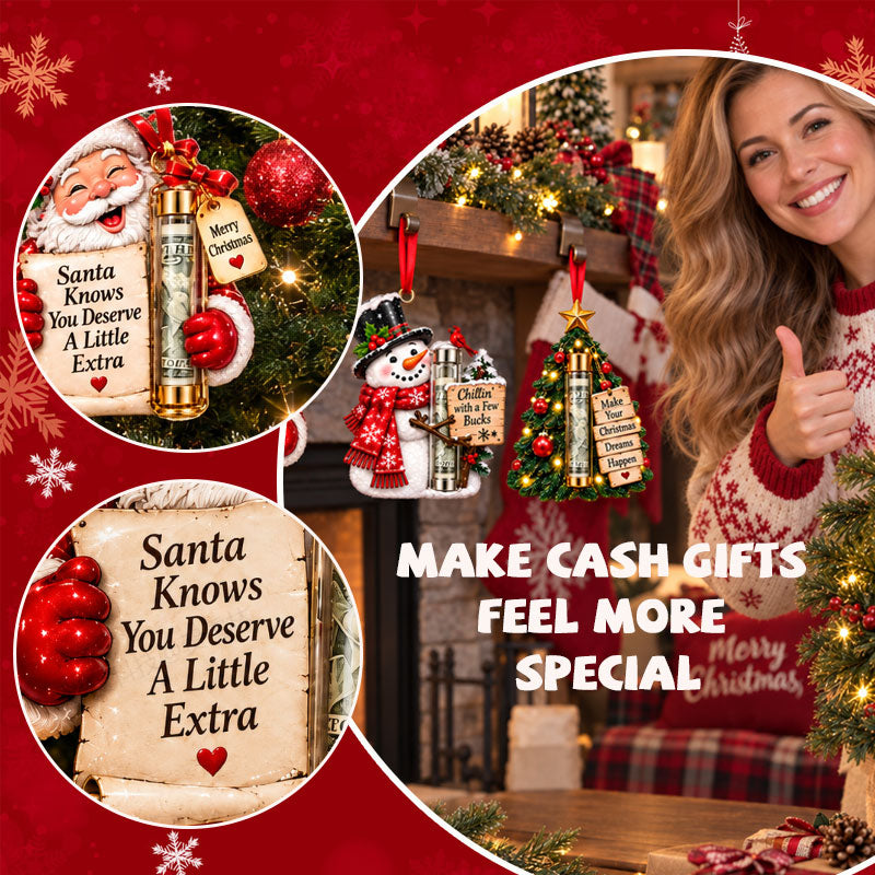 Surprise Red Envelope Christmas Tree Ornament