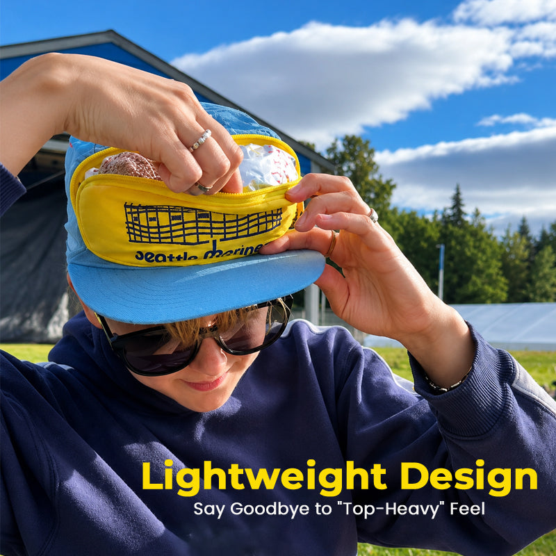 Fanny cap-ultimate vintage accessory, built-in hidden storage