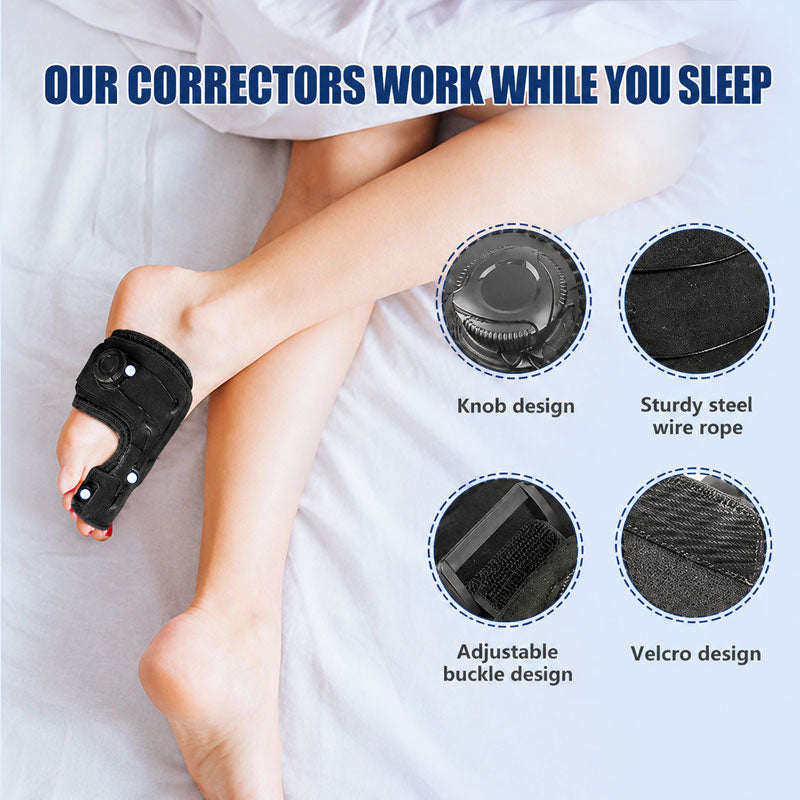 Adjustable Big Toe Support Sleeve Knob Adjustment