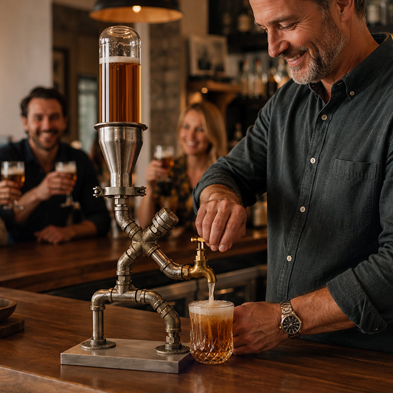 Industrial Style Gravity Drink Dispenser