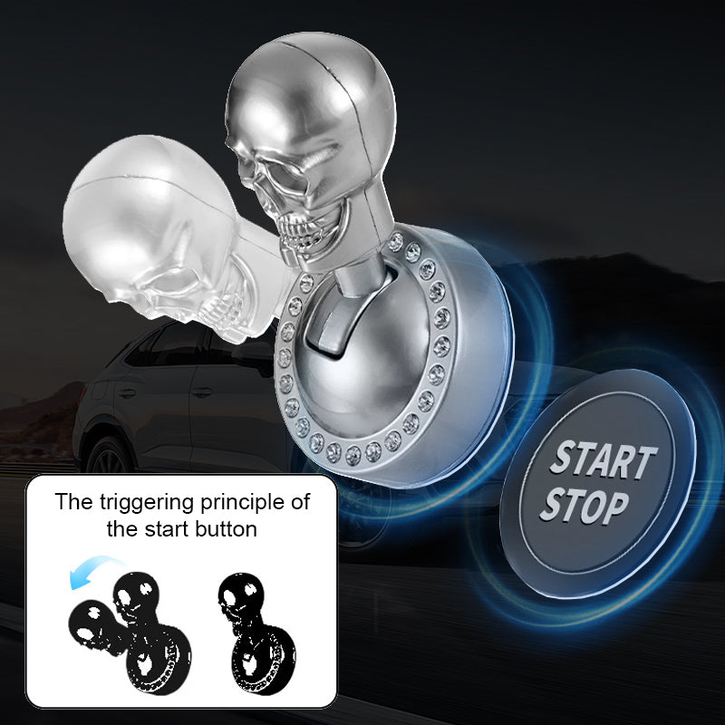 💀 Skull Pull-Style Start Button Cover