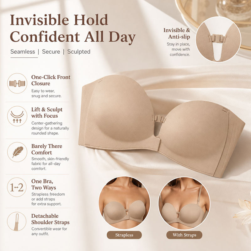 Front Closure Push-Up Bra