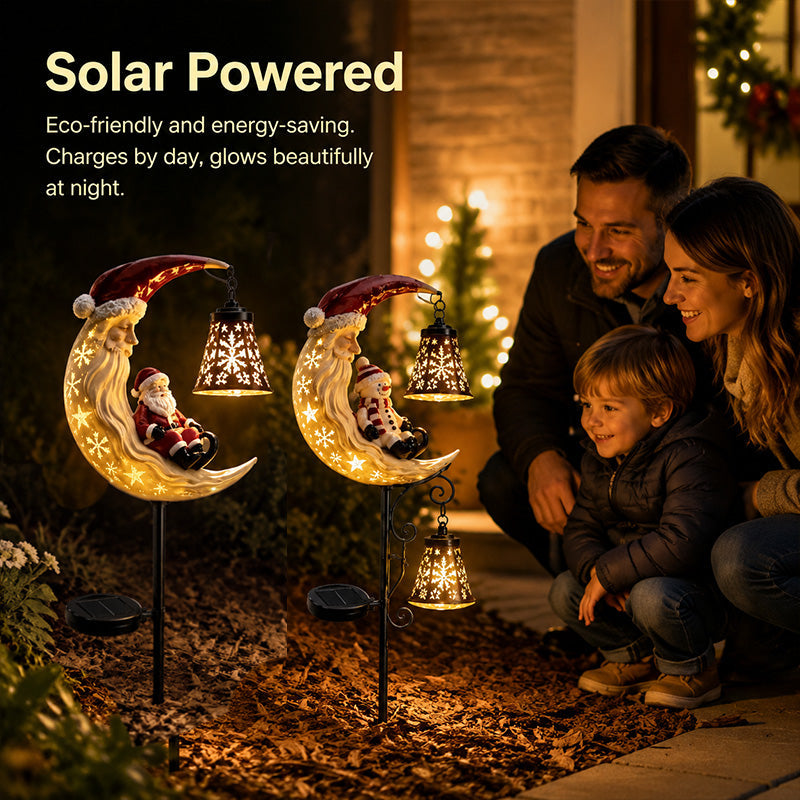Christmas Snowman Solar Garden Stake Light