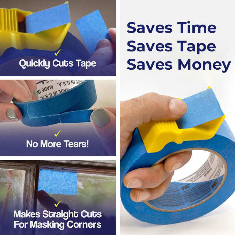 Foam Tape Cap Disienser for Painters, Crafters, and Masking Tape Cutting