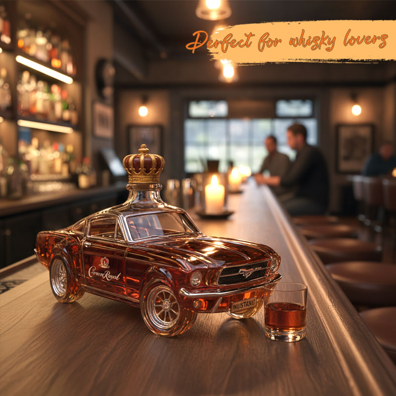Sports Car-Shaped Whiskey Bottle🥃🐎
