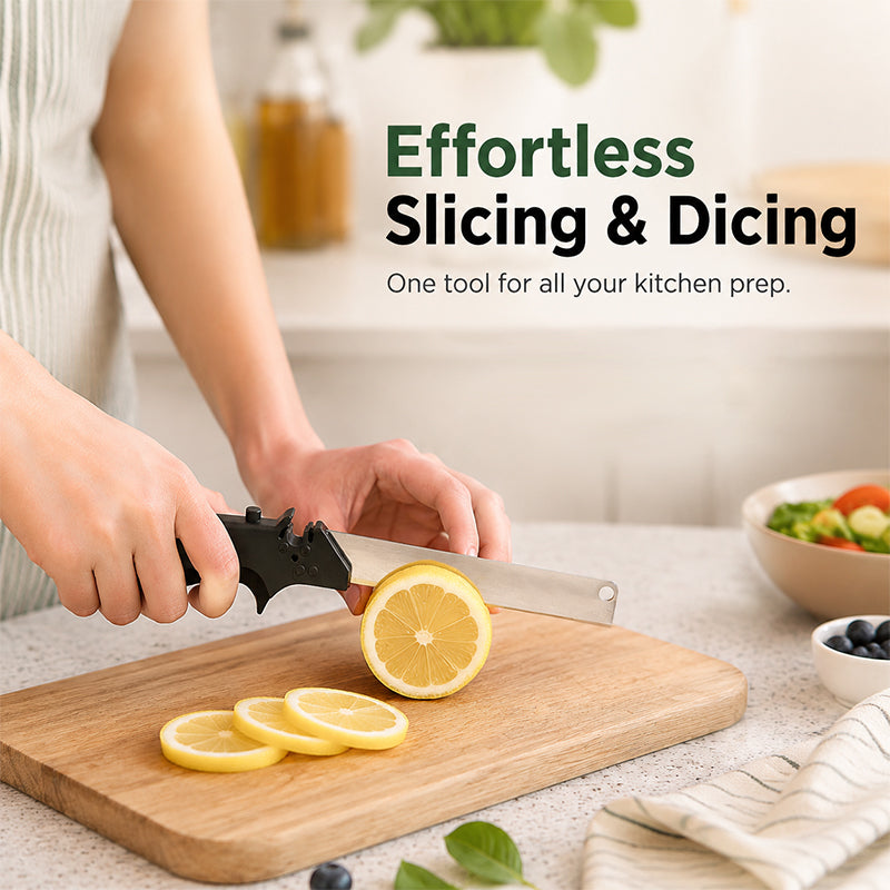Smart 2-in-1 Kitchen Cutter: Multifunctional Vegetable Chopper & Scissor Board