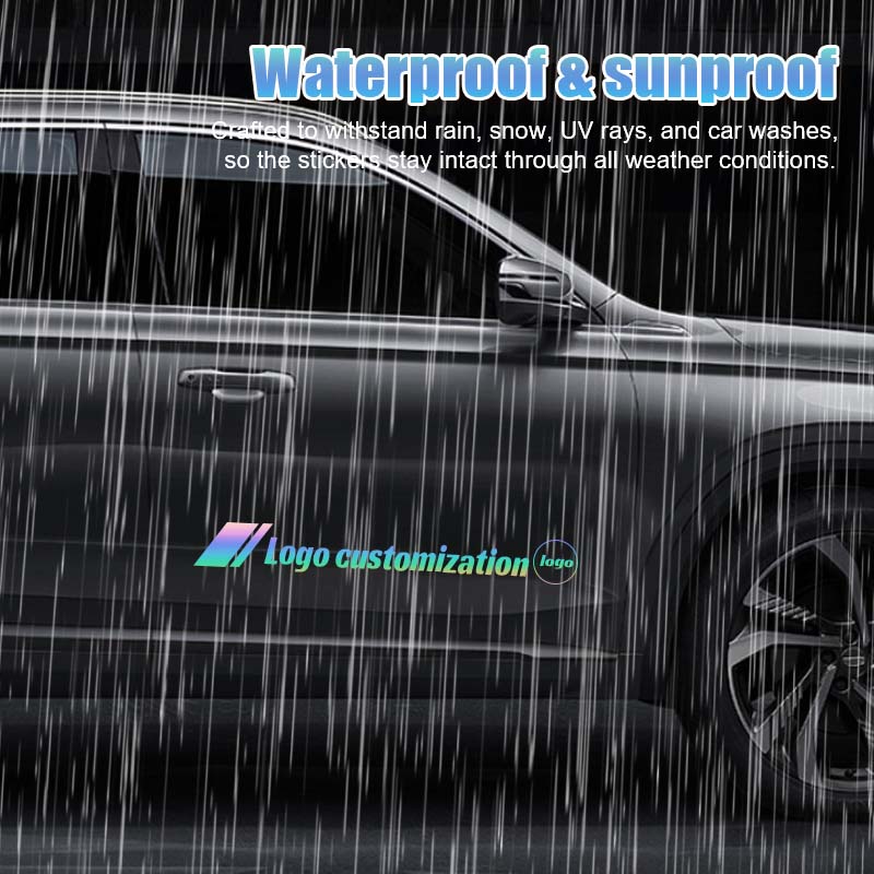 Colorful Laser Car Stickers