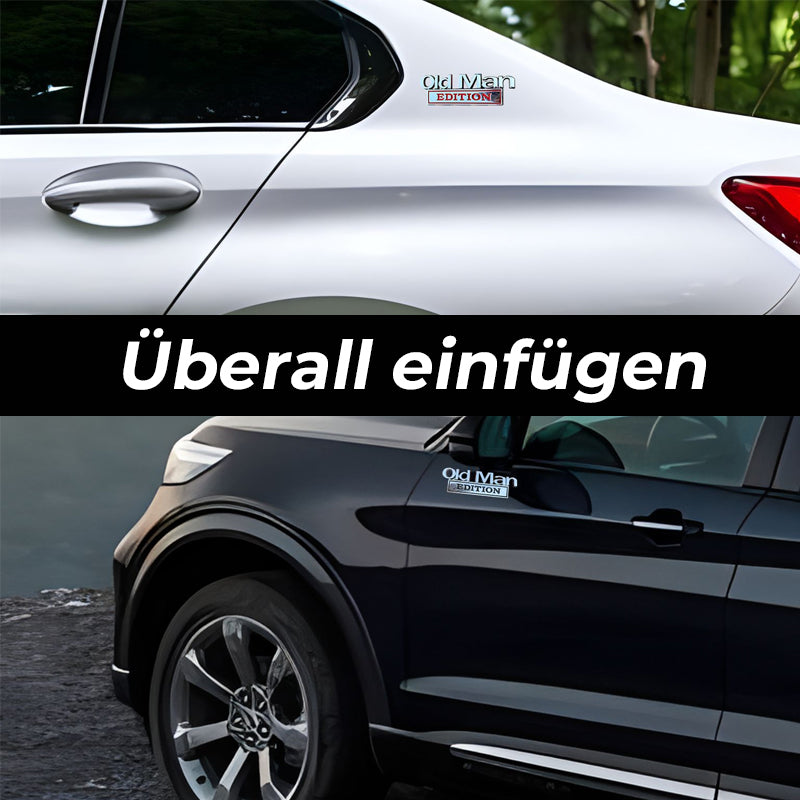 🚗 Old Man Edition-Auto-Emblem