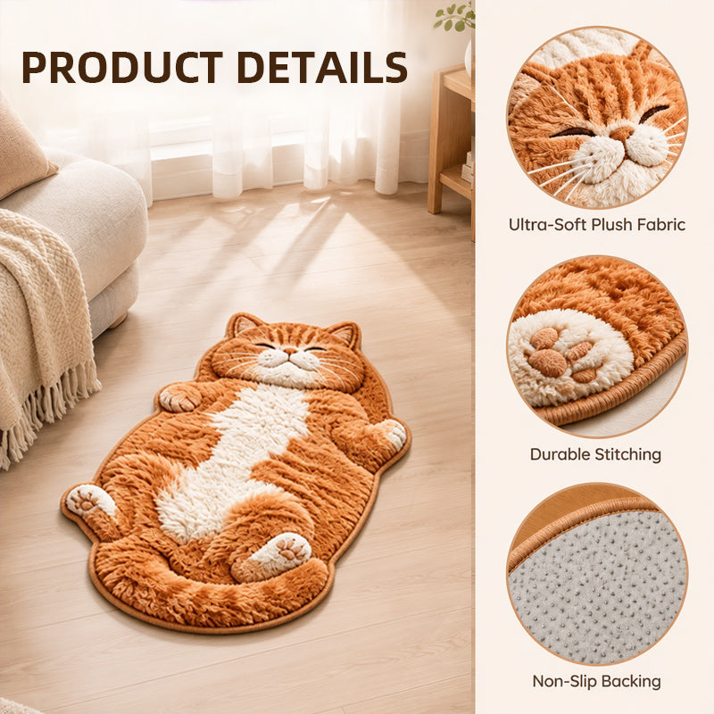 Cat-Shaped Floor Mat