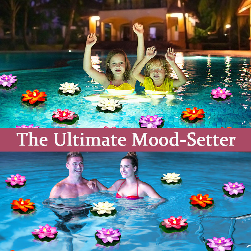 LED Floating Lotus Pool Lights