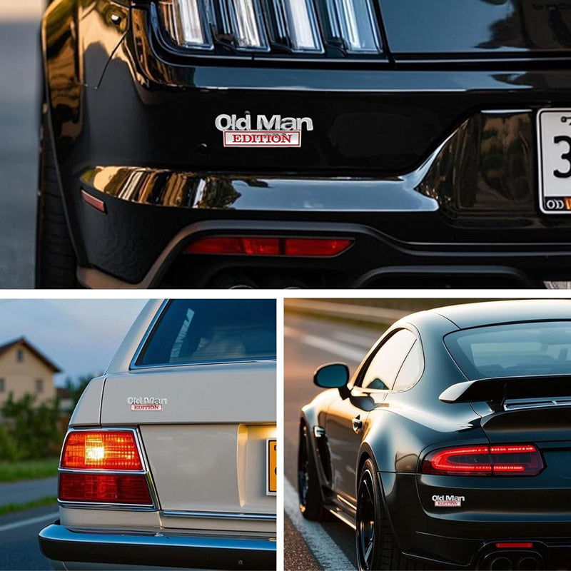 🚗 Old Man Edition-Auto-Emblem