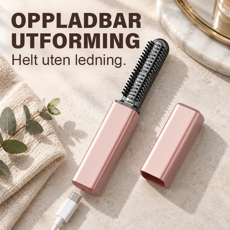 Compact Wireless Hot Comb – Handy Bang Styling Companion!