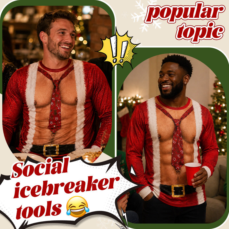 Men's Funny Christmas Party Top 🎄