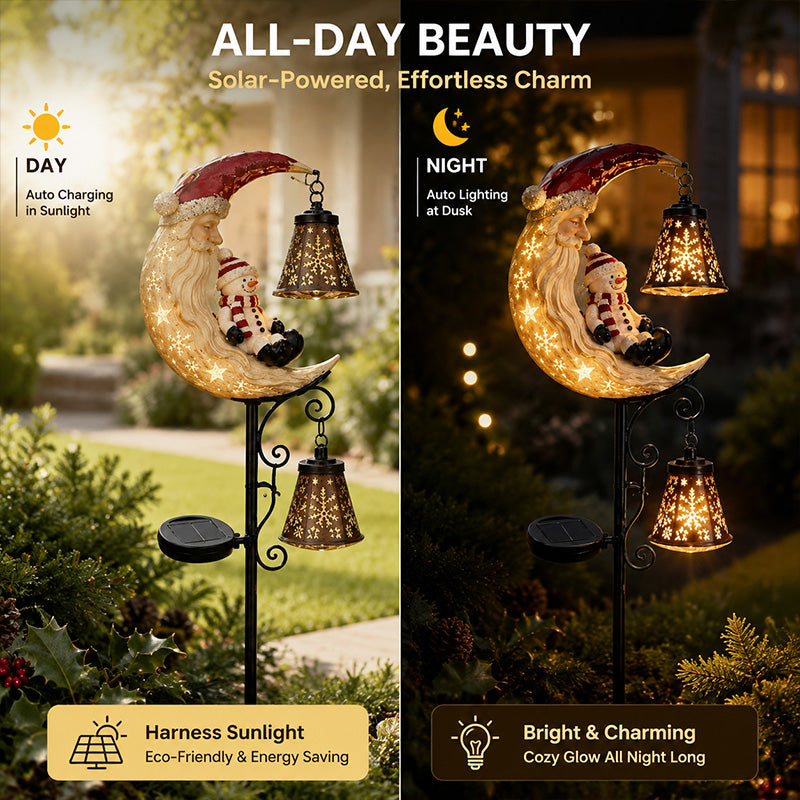 Christmas Snowman Solar Garden Stake Light