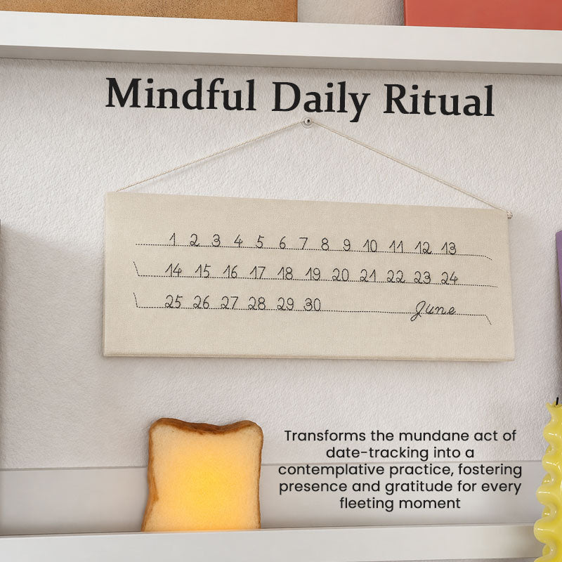 The Mindful Thread Calendar: Cherish Every Moment