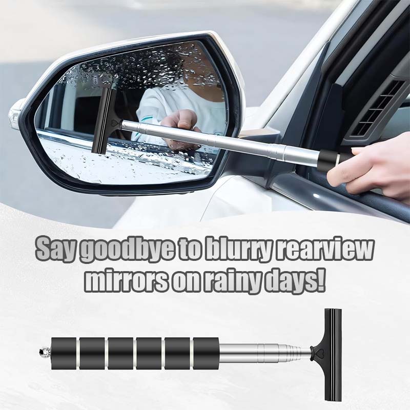 Retractable Rearview Mirror Wiper