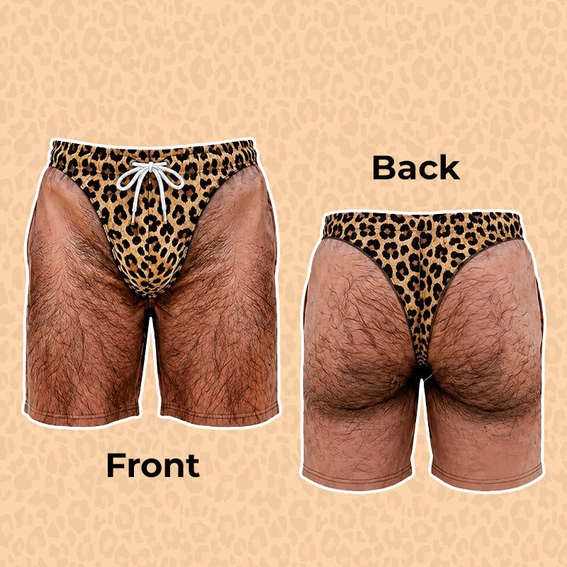 »Cheeky Commando« – fun swim trunks for fun – guaranteed to make people look twice