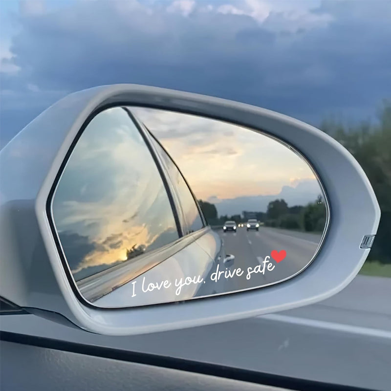 „I Love You Drive Safe“ Mirror stickers