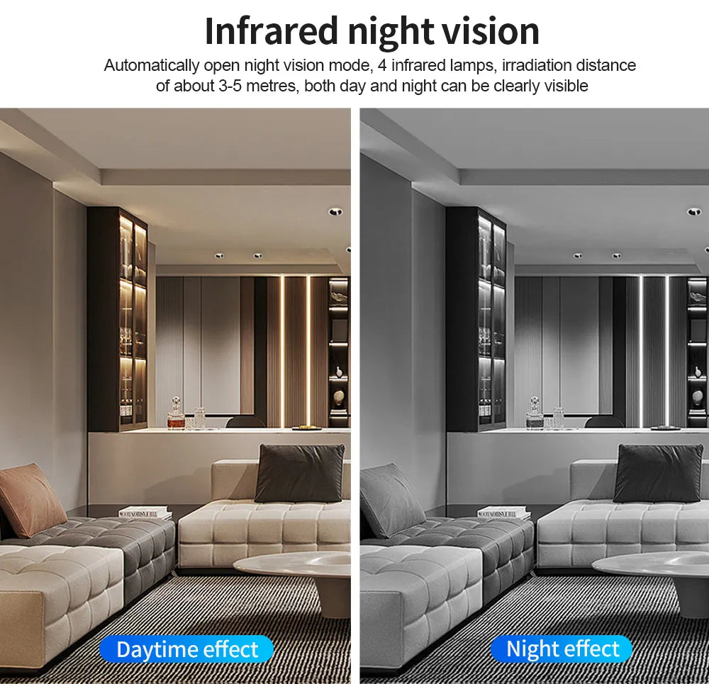 📶 Smart WiFi Security Camera – 1080P HD Night Vision Motion Detection
