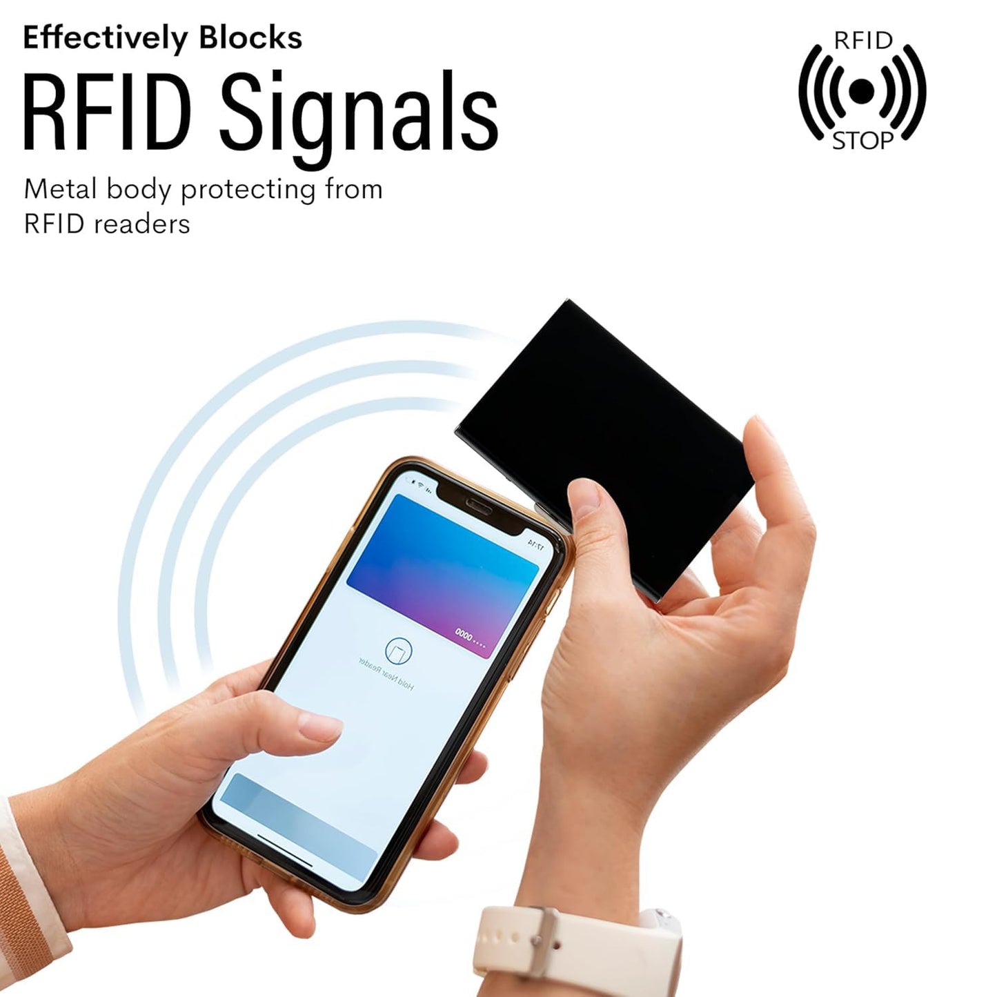 RFID Blocking Metal Card Holder