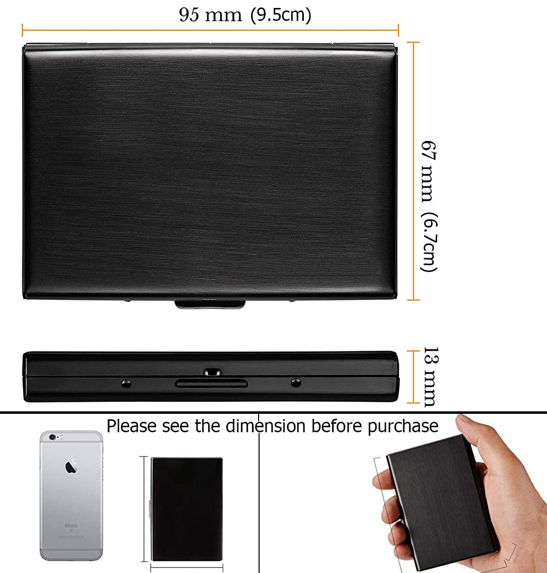 RFID Blocking Metal Card Holder