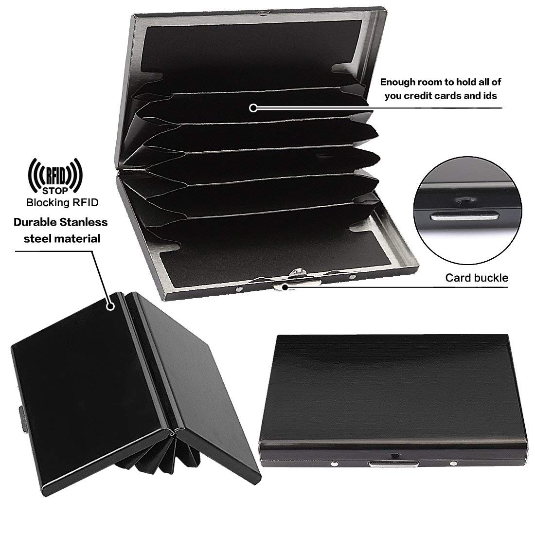 RFID Blocking Metal Card Holder