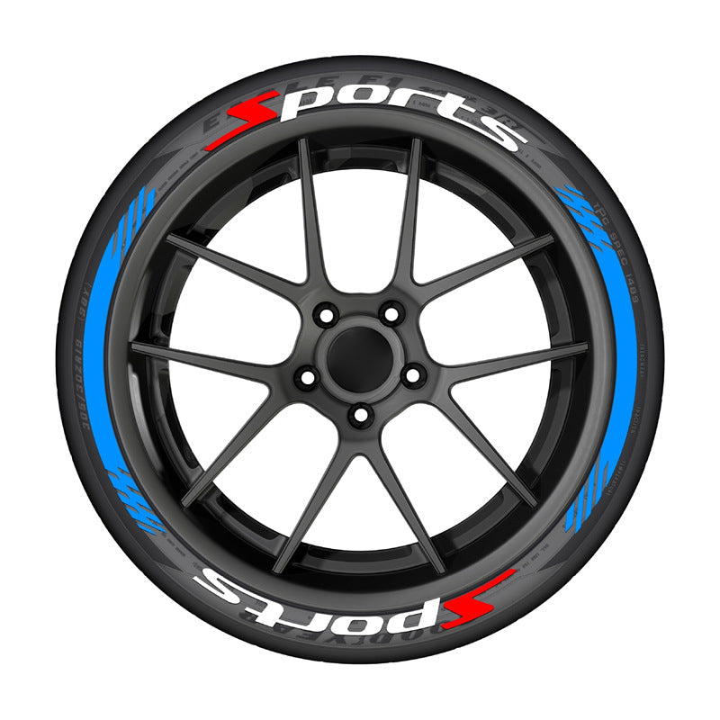🔥 4PCS 3D Tire Lettering Stickers | Waterproof Universal Wheel Sidewall Decals