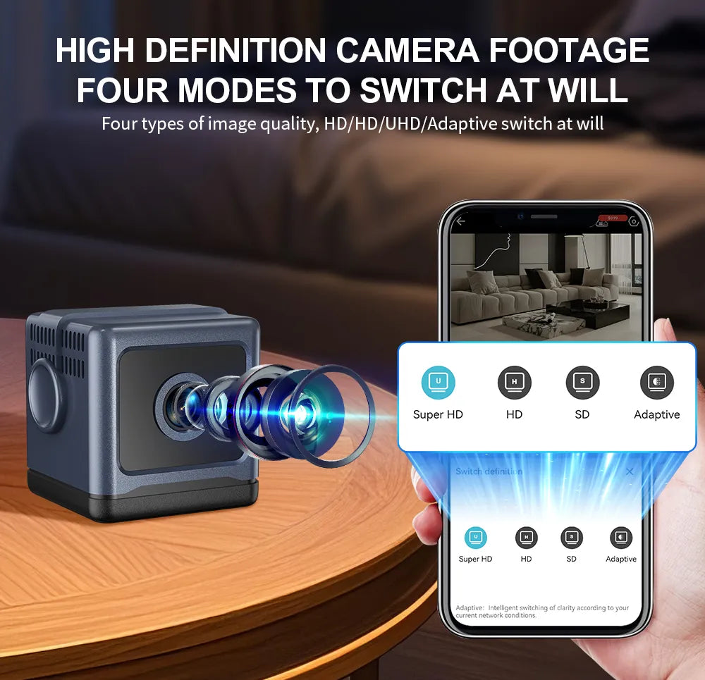 📶 Smart WiFi Security Camera – 1080P HD Night Vision Motion Detection