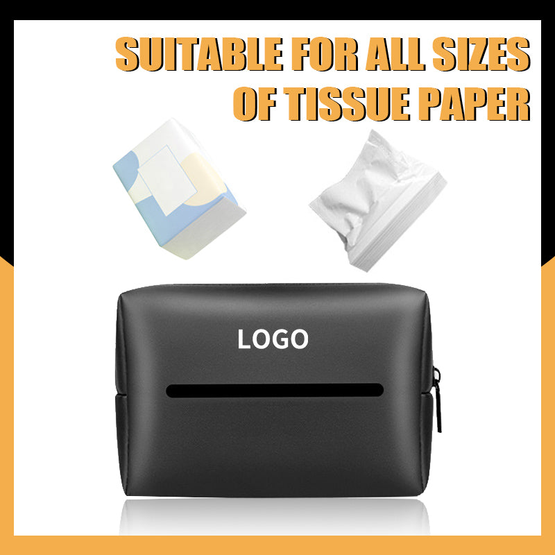 Back-Mounted Car Armrest Box Tissue Bag