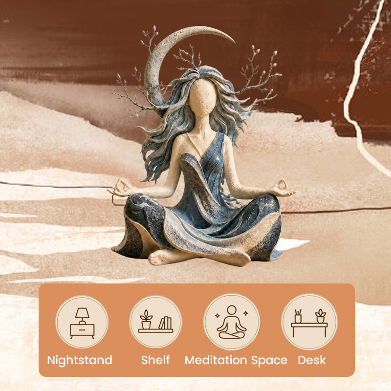 Goddess of Nature Sculpture – Artistic Decorative Statue of the Goddess of Nature