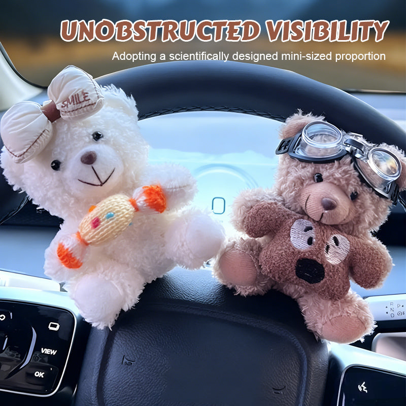 The cuddly travel companion 🧸 — Enhance your car interior with pure cuteness