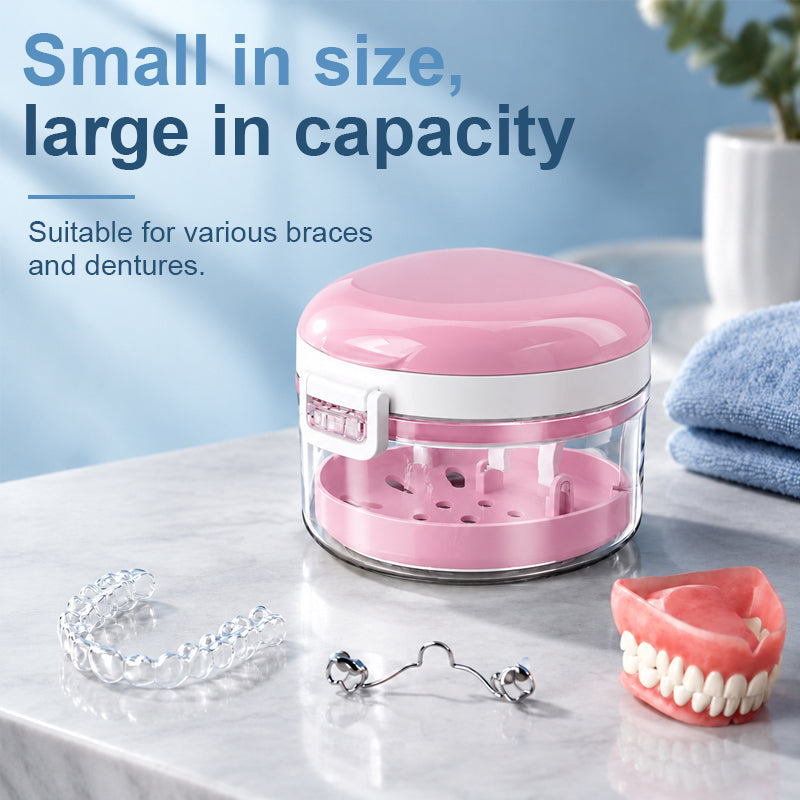 Portable Aligner & Retainer Cleaning Storage Case