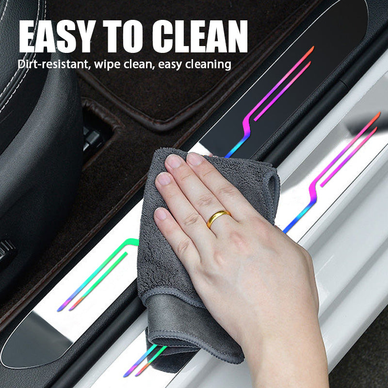 Acrylic Car Door Sill Protection Strip（4PCS/SET）