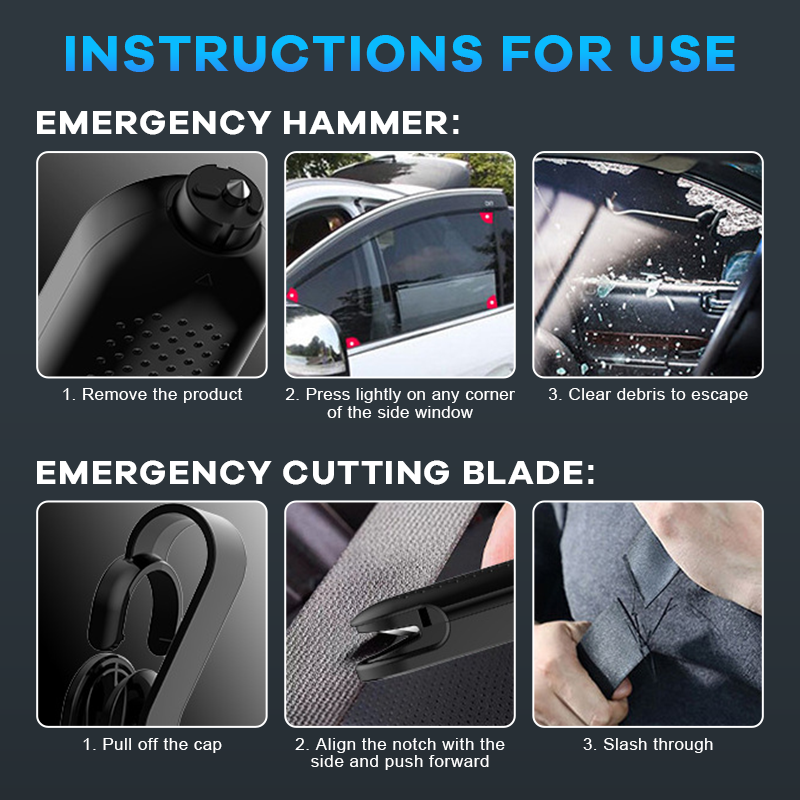 Customized Car Logo Car Mini Safety Hammer