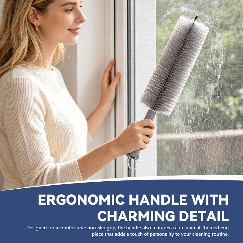 Flexible Multi-Use Cleaning Brush – Fan, Screen, Blind & Drain Cleaner