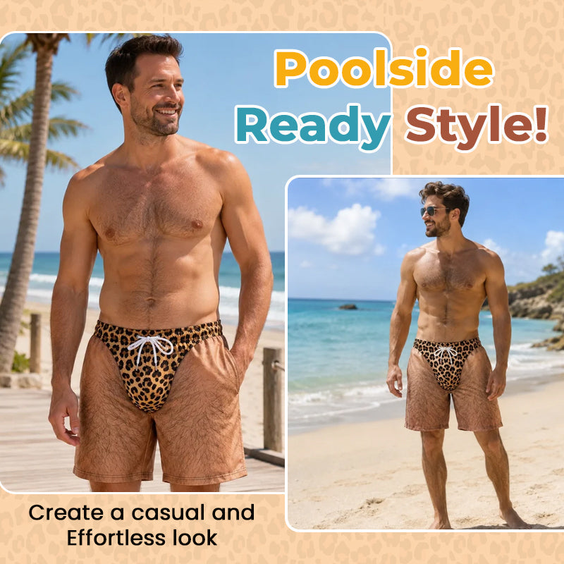 »Cheeky Commando« – fun swim trunks for fun – guaranteed to make people look twice