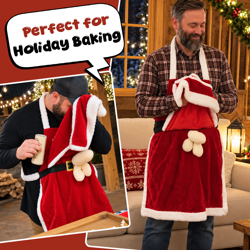 Santa Costume Kitchen Apron