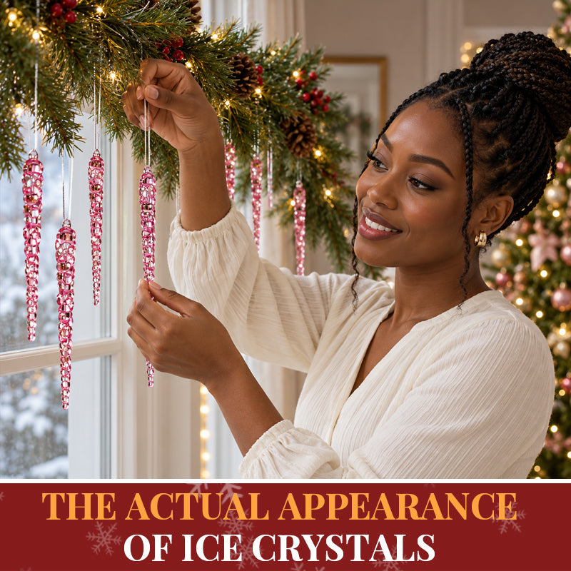 Christmas Tree Icicle Ornaments