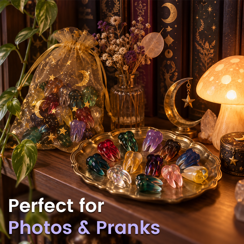Colorful Quirky Tooth Decorations